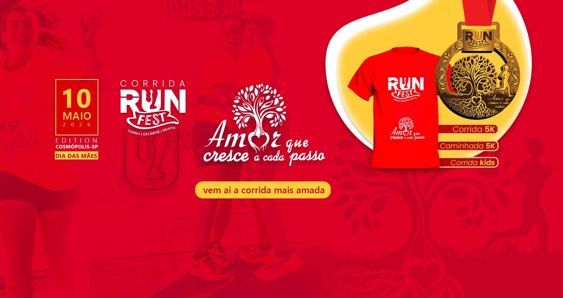 corrida dia das mães run fest brasil